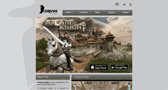 Desktop Screenshot of corvusgames.com